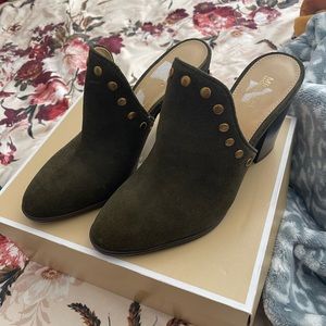 Michael Kors Louise mule- olive green